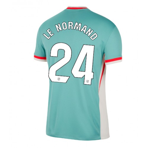 Atletico Madrid Robin Le Normand #24 Gostujuci Dres 2024-25 Kratak Rukav